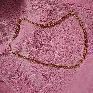 Napier gold tone beaded necklace